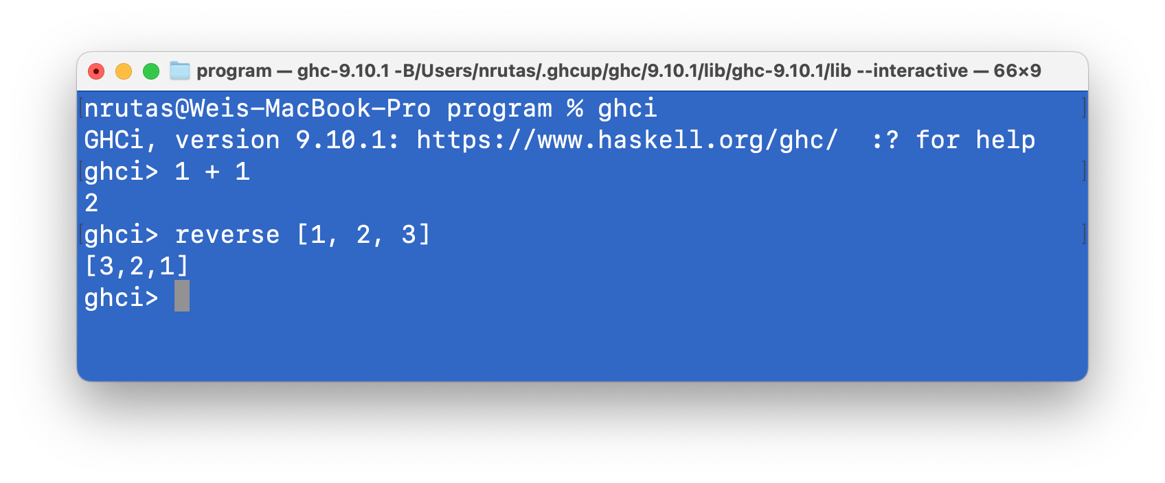 ghci-expression