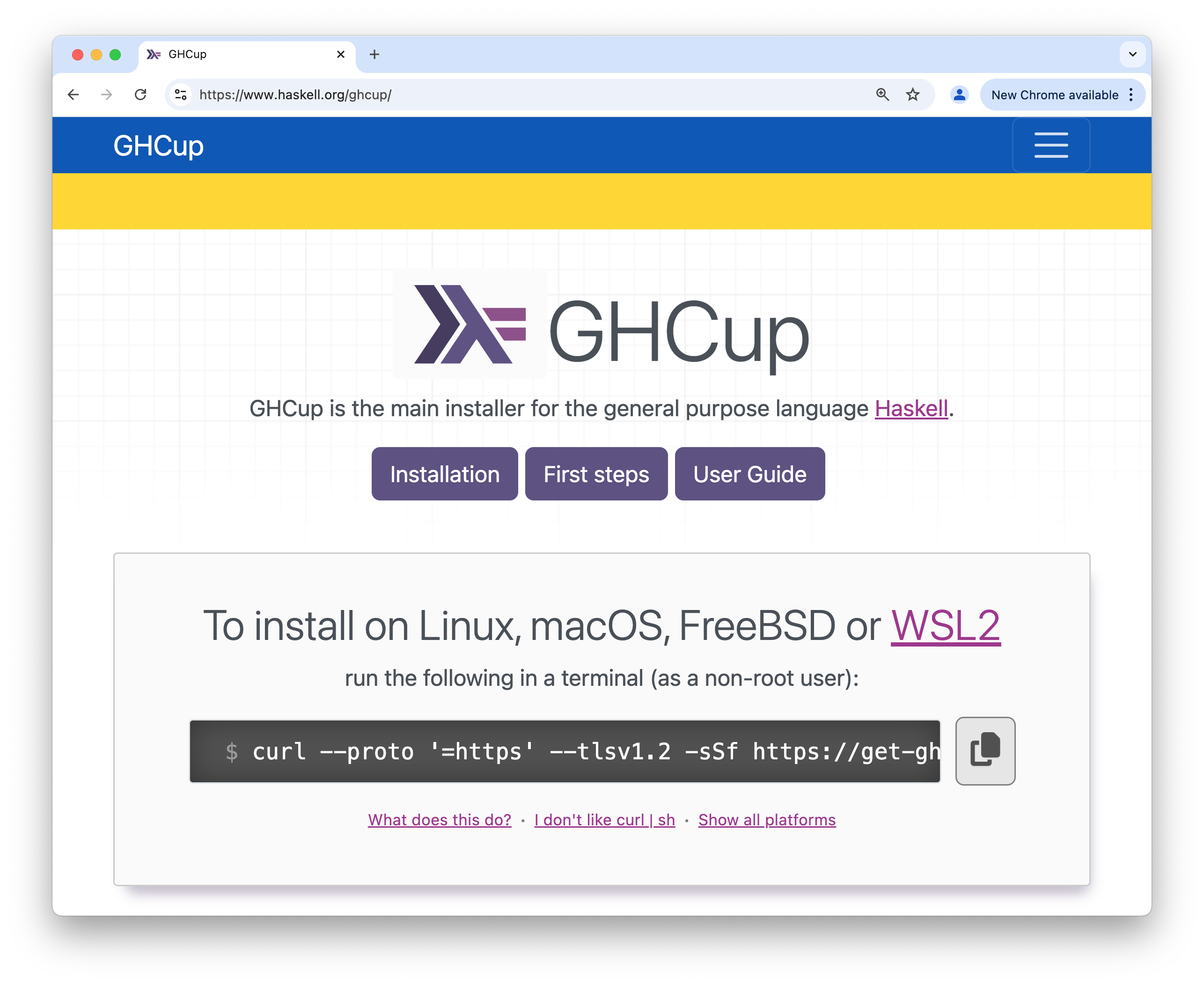 ghcup